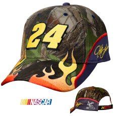 画像1: ナスカー 24 ジェフゴードン 刺繍キャップ（リアルツリー ハードウッドカモ）/NASCAR National Association for Stock Car Auto Racing 24 Jeff Gordon Baseball Cap(Realtree Hard Wood Camo) (1)