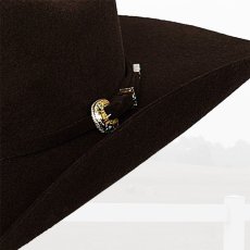 画像2: ブルハイド プレミアムウールフェルトハット（チョコレート）/Bullhide Rodeo Round-Up Kingman 4X Wool Felt Hat (2)