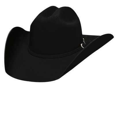 画像1: ブルハイド ロデオ ラウンドアップ プレミアムウールフェルトハット（ブラック）/Bullhide Rodeo Round-Up Wool Felt Hat