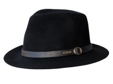 画像2: ペンドルトン トリルビー ハット（ブラック）大きいサイズもあり/Pendleton Trilby Hat (Black) (2)
