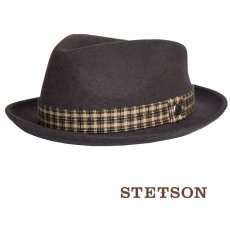 画像2: ステットソン ウール フェドラ ハット（グレー）/Stetson Wool Fedora Hat (2)