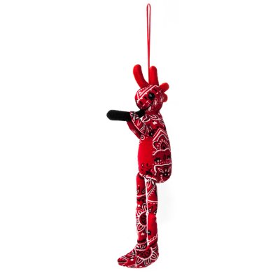 画像2: ココペリ ぬいぐるみ 人形 ココペリドール ペイズリーレッド Sサイズ/Kokopelli Doll Paisley Red