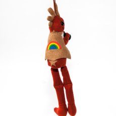 画像1: ココペリ ぬいぐるみ 人形 ココペリドール レインボー Sサイズ/Kokopelli Doll Rainbow (1)