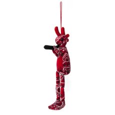 画像2: ココペリ ぬいぐるみ 人形 ココペリドール ペイズリーレッド Sサイズ/Kokopelli Doll Paisley Red (2)