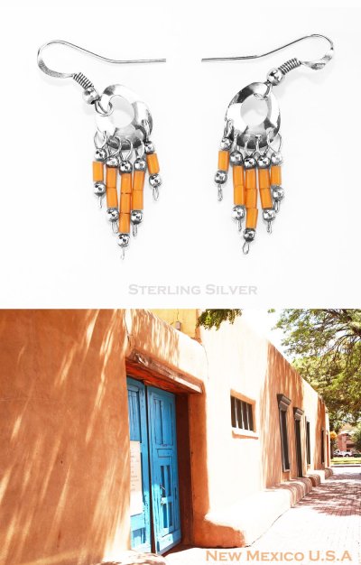 画像1: スターリングシルバー・ビーズ ピアス/Sterling Silver Earrings