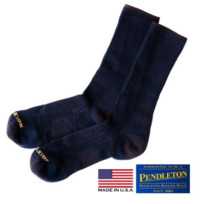 画像1: ペンドルトン ウール ソックス（インディゴ）/Pendleton Socks(Indigo)