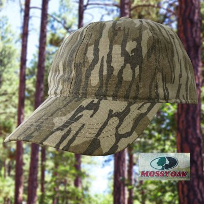 画像1: モッシーオーク ボトムランド ハンティング カモ キャップ/MOSSY OAK Bottomland Hunting Camo Cap