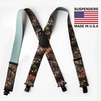 画像1: サスペンダー クリップ式（カモ）/M&F Western Products Clip Suspenders(Camo)