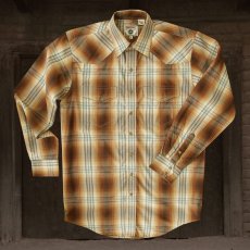 画像1: レジストル ウエスタン シャツ・ランチ シャツ（ブラウン）/Resistol Western Shirt(Brown) (1)