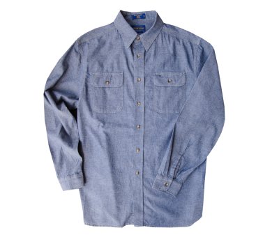 画像2: ペンドルトン シャンブレー シャツ ブルー（長袖）大きいサイズ L（身幅約65cm）/Pendleton Long Sleeve Chambray Shirt(Blue)
