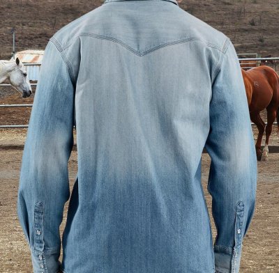 画像3: カーハート ウエスタン デニムシャツ（ウオッシュデニム）/Carhartt Western Shirt (Washed Denim)
