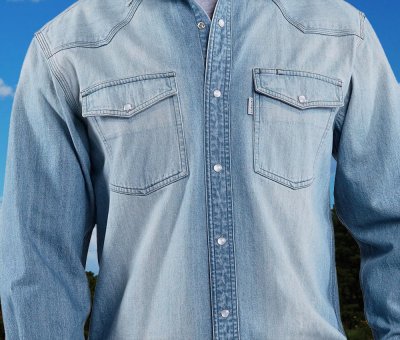 画像2: カーハート ウエスタン デニムシャツ（ウオッシュデニム）/Carhartt Western Shirt (Washed Denim)