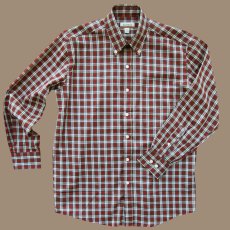 画像1: バリーブリッケン ボタンダウン シャツ レッド・グリーン（長袖）/Barry Bricken Long Sleeve Shirt (1)