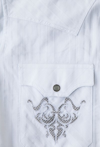 画像2: パンハンドルスリム 刺繍 ウエスタン シャツ（ホワイト）S/Panhandle Slim Western Shirt