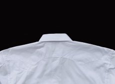 画像3: パンハンドルスリム 刺繍 ウエスタンシャツ（ホワイト ブラック/長袖）大きいサイズ L（身幅約64cm）/Panhandle Slim Long Sleeve Western Shirt (3)