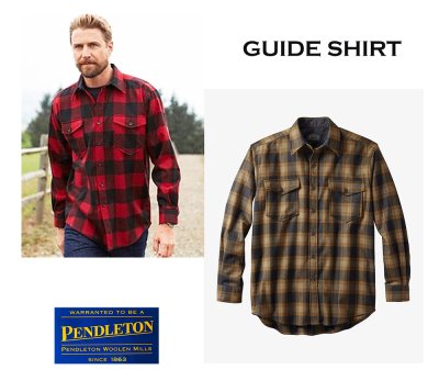 画像3: ペンドルトン ピュアーヴァ－ジンウール ガイドシャツ（ブルー・トープチェック）S/Pendleton Guide Shirt (Blue/Taupe Check)