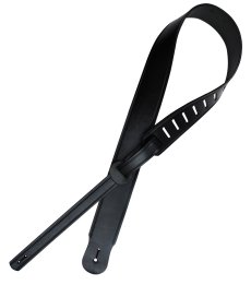 画像3: ギター ベース レザー ストラップ アメリカ 輸入品（ブラック）/Guitar&Bass Leather Strap(Black) (3)