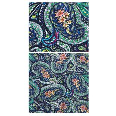 画像3: カウボーイ スカーフ ワイルドラグ スクロールフローラルマルチ（21"x21"）/100% Silk Wild Rags(Bright Scroll Floral Multi) (3)