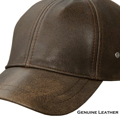 画像2: レザー キャップ（ブラウン）/Leather Baseball Cap(Brown)
