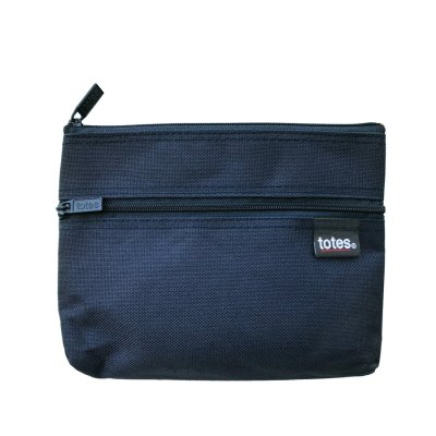 画像1: トーツ ナイロン スモール キーパー ポーチ 小物入れ（ネイビー）/Totes Small Keeper(Navy)