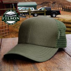 画像1: フィルソン コットンツイル メッシュ キャップ（オッター グリーン）/Filson Twill Mesh Cap(Otter Green) (1)