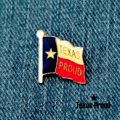 画像1: ピンバッジ テキサス プラウド/Pin TEXAS PROUD