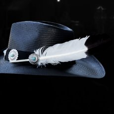 画像2: アメリカンイーグル ハットフェザー 羽飾り ハットアクセサリー/Hat Accessory (2)