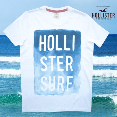 画像1: ホリスター 半袖 Tシャツ ホワイトS/Hollister Short Sleeve T-Shirt HOLLISTER SURF