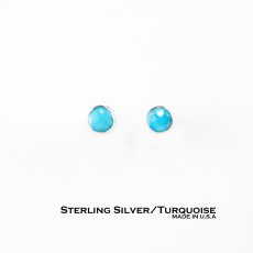 画像1: ターコイズ ピアス/Sterling Silver Turquoise Earrings (1)