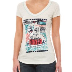画像3: パンハンドルスリム ターコイズXステッチ メタリックアクセント レディース ウエスタン Tシャツ ロデオ（半袖）/Panhandle Women's Western T-shirt(Rodeo) (3)