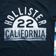 画像2: ホリスター 半袖 Tシャツ ダークブルー/Hollister Short Sleeve T-Shirt HOLLISTER 22 CALIFORNIA (2)