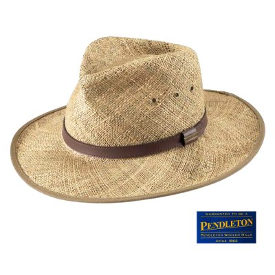 画像1: ペンドルトン ストロー アウトバック ハット（ナチュラル）/Pendleton Straw Outback Hat(Natural)