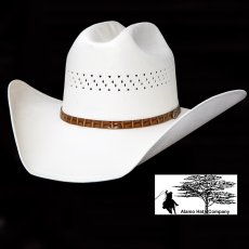 画像1: アラモハット ウエスタン ストローハット（ナチュラル・ホースヘッド ハットバンド）58cm〜59cm/Alamo Hat Western Straw Hat(Natural) (1)