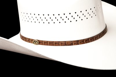 画像2: アラモハット ウエスタン ストローハット（ナチュラル・ホースヘッド ハットバンド）58cm〜59cm/Alamo Hat Western Straw Hat(Natural)