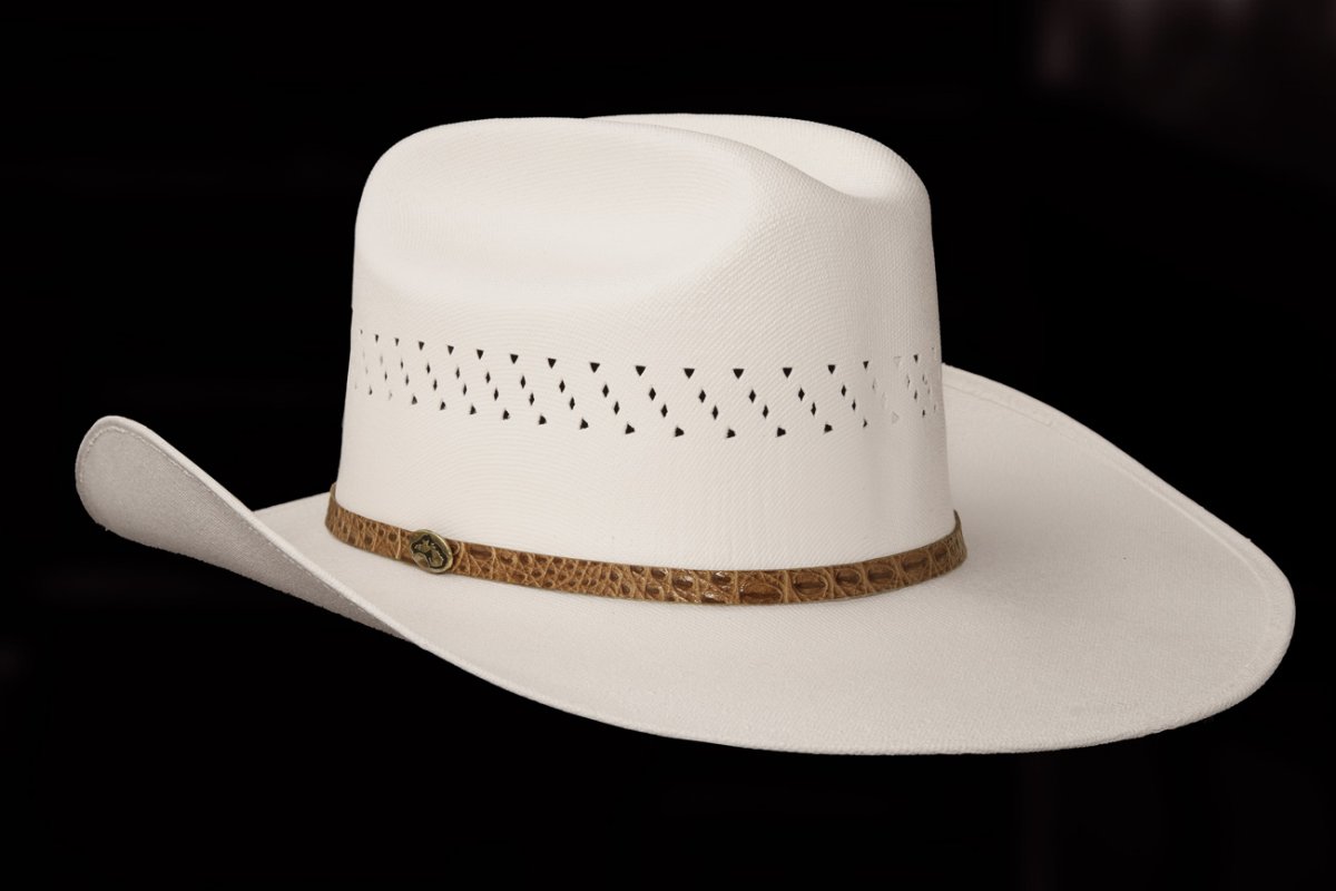 画像3: アラモハット ウエスタン ストローハット ホースヘッド ハットバンド(ナチュラル)58cm〜59cm/Alamo Hat Western Straw Hat(Natural) (3)