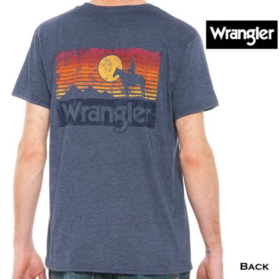 画像1: ラングラー ウエスタン Tシャツ ホライゾン（半袖）L（身幅約51cm）/Wrangler T-shirt
