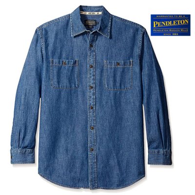 画像1: ペンドルトン デニム シャツ（ライトデニム）M/Pendleton Denim Shirt(Light Denim)