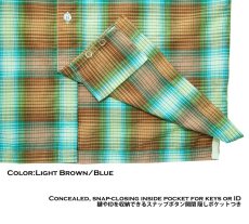 画像5: カブー アウトドア シャツ・バラードシャツ キー＆IDポケット付き（長袖）S（ブラウン・ターコイズ/ライトブラウン・ブルー）/Kavu Ballard Shirt(Brown/Turquoise Light Brown/Blue) (5)