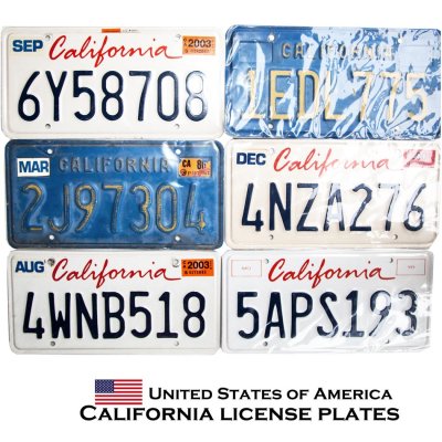 画像3: アメリカ ナンバープレート カリフォルニア ライセンスプレート/United States of America California license plates