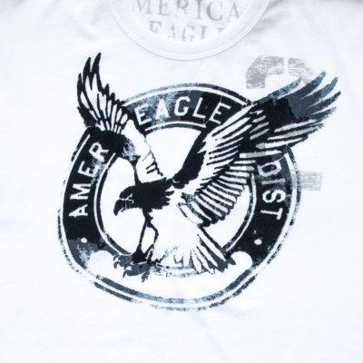 画像2: アメリカン イーグル アウトフィッターズ 半袖 Tシャツ（ホワイト・イーグル）L/American Eagle Outfitters T-shirt