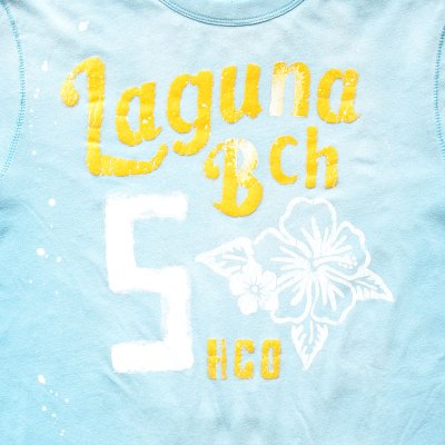 画像2: ホリスター リバーシブル 半袖 Tシャツ 南カリフォルニア ラグナビーチ・エピック サーフ（アクアブルー&グレー）L/Hollister Reversible Short Sleeve T-Shirt Laguna Beach Epic SURF(Aqua/Gray)