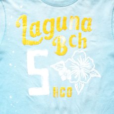 画像2: ホリスター リバーシブル 半袖 Tシャツ 南カリフォルニア ラグナビーチ・エピック サーフ（アクアブルー&グレー）L/Hollister Reversible Short Sleeve T-Shirt Laguna Beach Epic SURF(Aqua/Gray) (2)