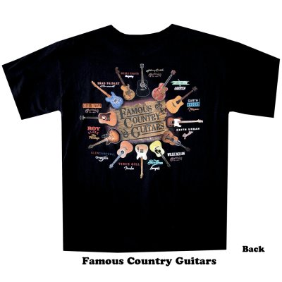 画像2: フェイマス カントリー&ウエスタン ギターズ  Tシャツ（ブラック）L/Guitars T-Shirt(Black)