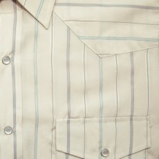 画像3: ローパー ストライプ ウエスタン シャツ（アイボリー/長袖）S/Roper Long Sleeve Western Shirt (3)