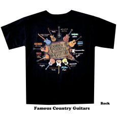画像1: フェイマス カントリー&ウエスタン ギターズ  Tシャツ（ブラック）/Guitars T-Shirt(Black) (1)