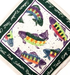 画像2: フィッシュデサイン ポットホルダー 鍋つかみ レインボートラウト・サーモン/Pot Holder Fish Rainbow Trout Salmon (2)