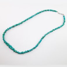 画像1: ナバホ族 ターコイズ ビーズ ネックレス（44cm）/Navajo Turquoise Beads Necklace (1)