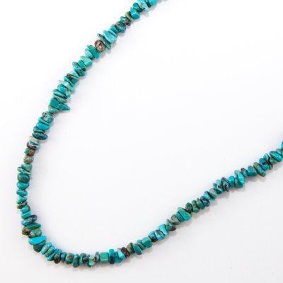 画像2: ナバホ族 ターコイズ ビーズ ネックレス（42cm）/Navajo Turquoise Beads Necklace