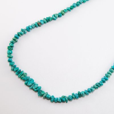 画像2: ナバホ族 ターコイズ ビーズ ネックレス（44cm）/Navajo Turquoise Beads Necklace