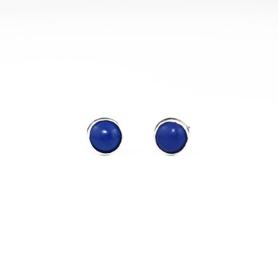 画像2: ネイティブアメリカン ズニ族 ラピス スターリングシルバー ピアス/Zuni Handmade Sterling Silver Lapis Earrings